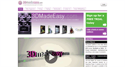 Desktop Screenshot of 3dmadeeasy.com